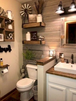 Vintage Farmhouse Bathroom Decor You Will Try 34 Vintage Farmhouse Bathroom Decor You Will Try 34